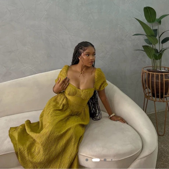 Fashion Nova Dresses & Skirts - Elegant Olive Green Dress